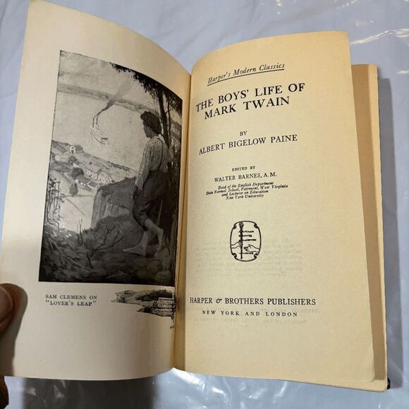 The Boys Life of Mark Twain Albert Bigelow Paine (Harper's Modern Classics 1929) - Picture 6 of 8